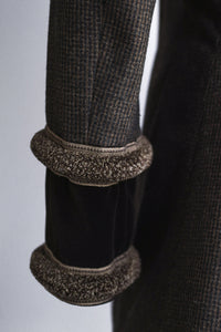 Reynolds No.6 in Brown with Brown Velvet cuff detail