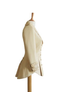 Gainsborough No.3 Long Jacket in Ivory side view