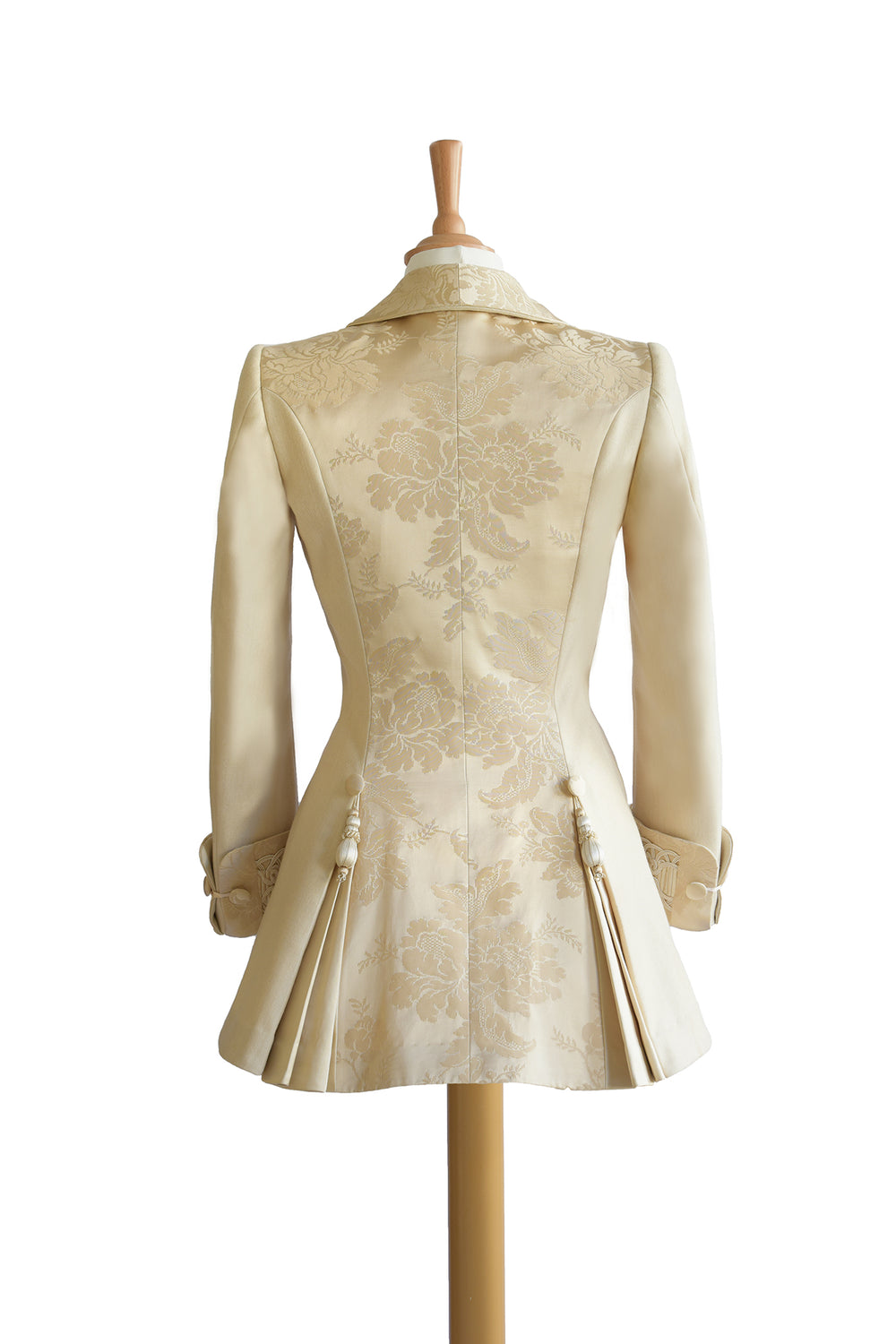 Gainsborough No.1 Long Jacket in Ivory back view