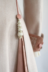 Gainsborough No.1 Long Jacket in Pale Pink back detail